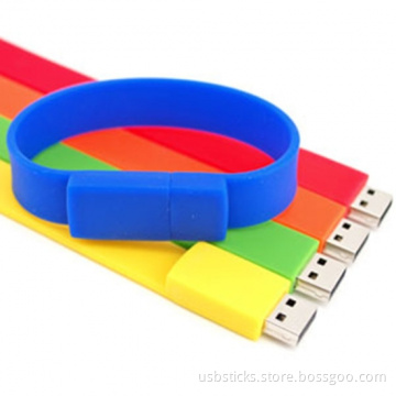 rubber bracelet shaped usb memory stick